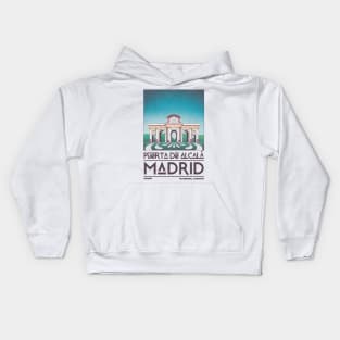 Puerto De Alcala, Madrid Kids Hoodie